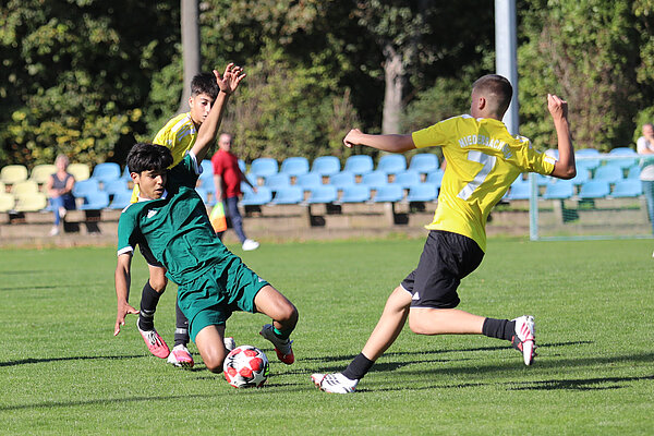 Unsere U 14-Junioren empfangen Niedersachsen in Leipzig.