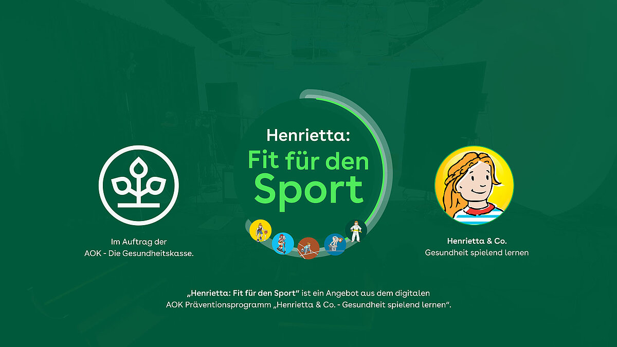 Unser Gesundheitspartner - die AOK - stellt in einer neuen YouTube-Serie aus dem Präventionsprogramm „Henrietta & Co.“ interessante Sportarten zum Ausprobieren und Mitmachen vor.