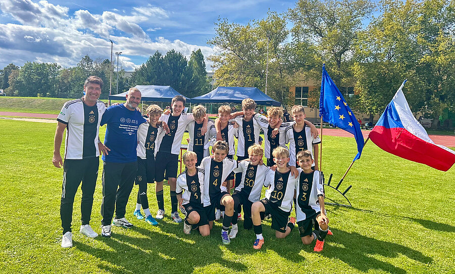 Der DFB-Stützpunkt Sächsische Schweiz Osterzgebirge gewinnt die EURO-SPIELE 2026. © KVFSOE