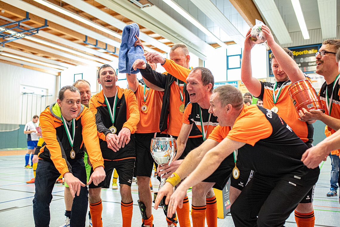 Futsal-Landesmeister WfbM 2019/2020: CSW St. Mauritius Zwickau © Matthias Kost