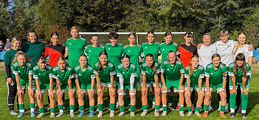 Gruppenfoto der sächsischen U 16-Auswahl. © SFV