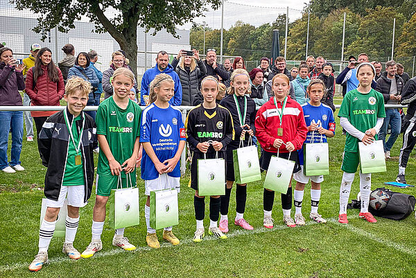 Die Kinder des All-Star-Teams des diesjährigen Kreisauswahl-Sichtungsturniers.