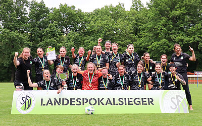 Siegerinnen Kleinfeld Landespokal 2025/2026: Serkowitzer FSV © Johann Leuthold