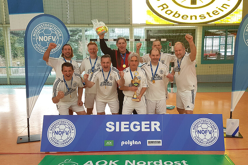 Meister NOFV Futsal-Meisterschaft Ü 50: SG Handwerk Rabenstein © NOFV