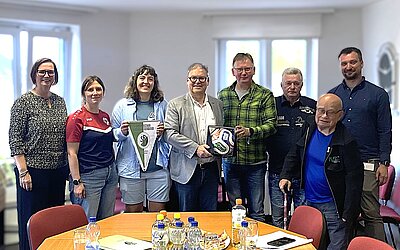 Vereinsdialog beim DFC Westsachsen Zwickau mit Vertretern des Vereins und des Sächsischen Fußball-Verbandes. © Tom Prager
