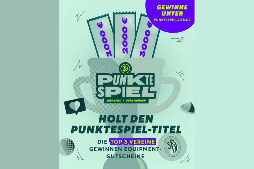 Auch im DFB-Punktespiel 2.0 werden wieder die drei bestplatzierten Vereine jedes Landesverbandes ausgezeichnet.