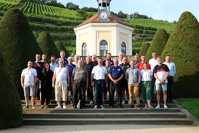 Auf Schloss Wackerbarth fand für die Saison 21/22 die Landesliga-Staffeltagung der Herren statt.
