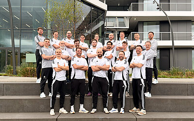 Die Absolventen der Futsal-B-Lizenz in Frankfurt. Auf dem Bild fehlt Peter Hammel. © DFB