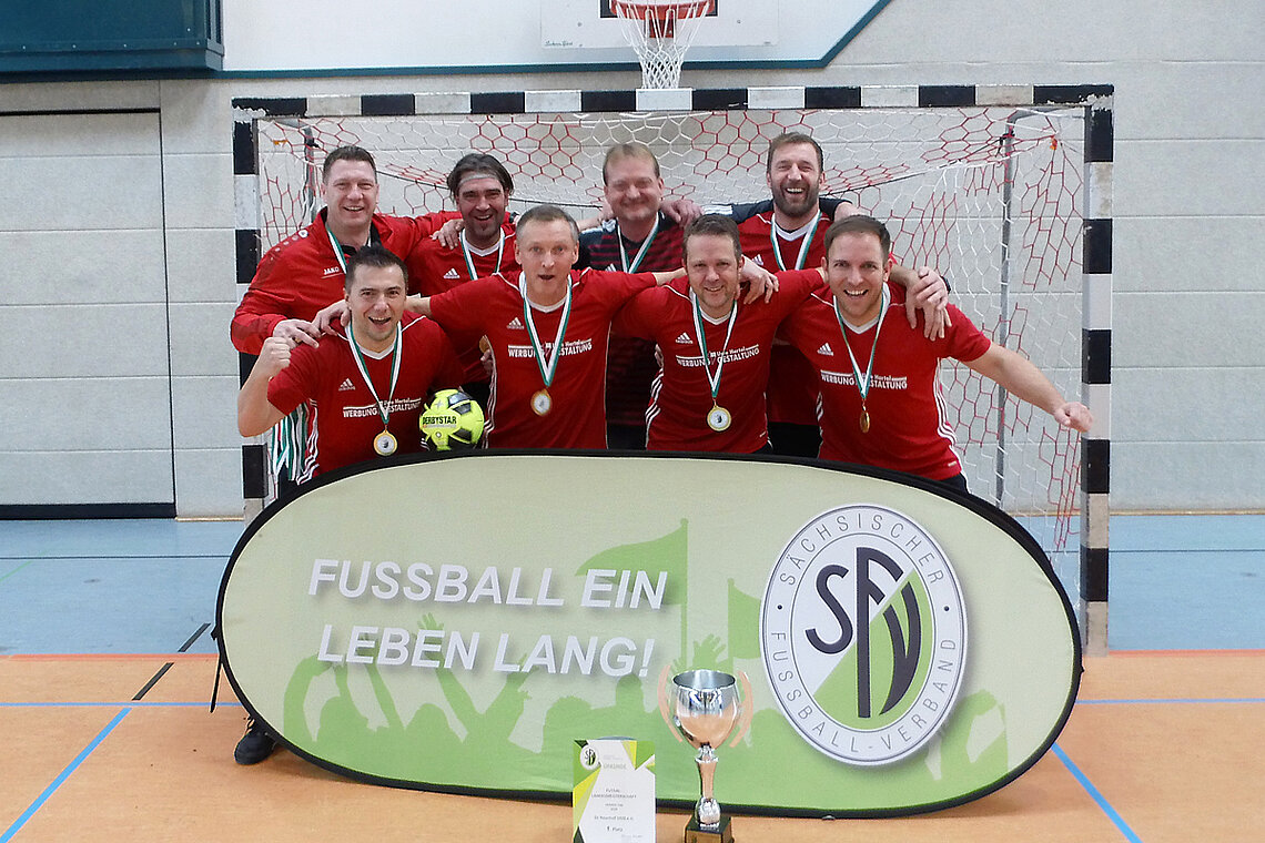 Futsal Landesmeister Ü 40 Herren 2019/2020: SV 1920 Naunhof © Rainer Hepner