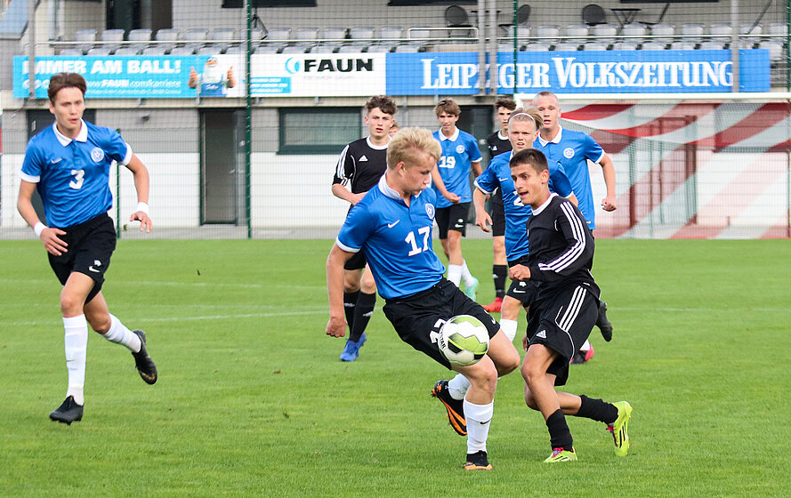 Sachsen gewinnt das zweite Spiel überzeugend mit 2:0. © André Näth