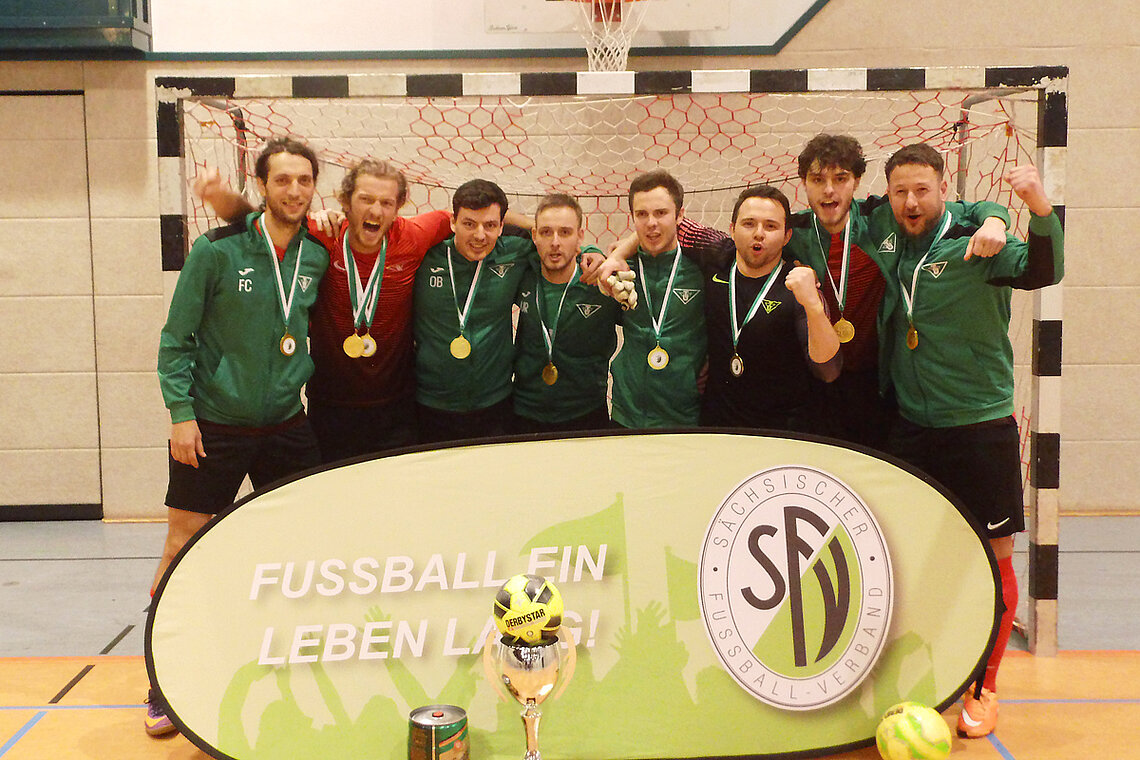 Futsal Landesmeister Freizeit 2019/2020: USV TU Dresden © Rainer Hepner