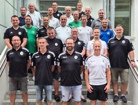 Schiedsrichterbeobachter bei der Einstufungsveranstaltung in der Sportschule Leipzig. © SFV