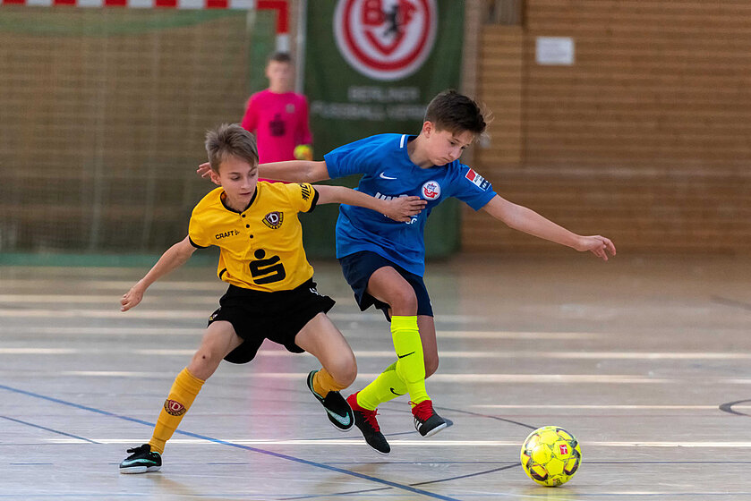 NOFV-Hallenmeisterschaft 2019 SG Dynamo Dresden und F.C. Hansa Rostock