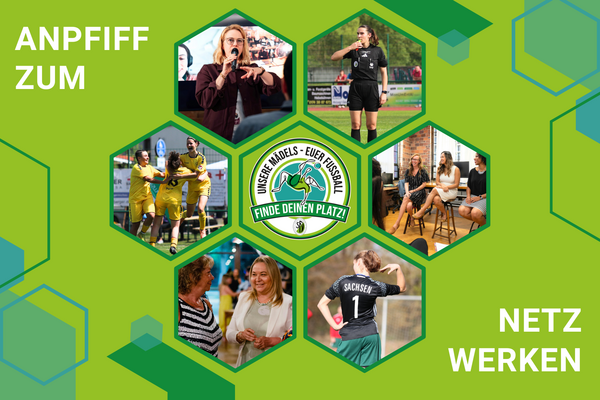 Im Rahmen der Kampagne Unsere Mädchen. Euer Fußball. setzen wir auf Netzwerken und veranstalten ein erstes Event Anfang November.