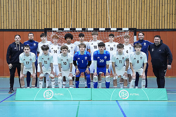 Futsal-Stützpunkt Leipzig beim DFB-Sichtungsturnier in Duisburg. © DFB