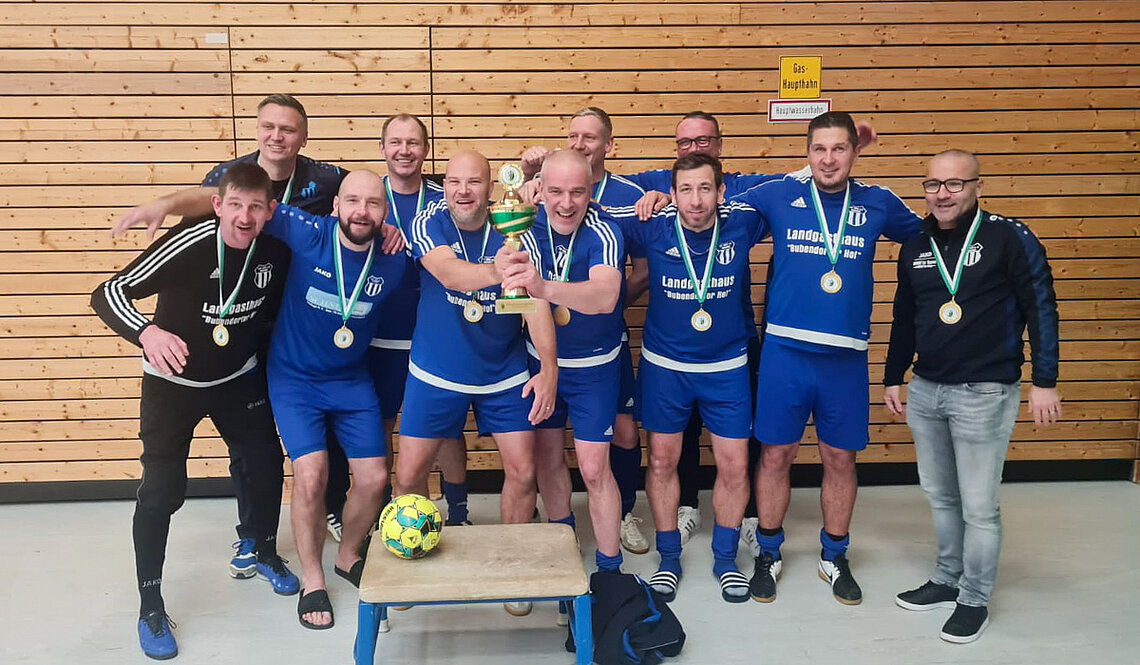 Futsal-Landesmeister Ü 35-Herren 2022/2023: TSV Lobstädt © Rainer Hepner