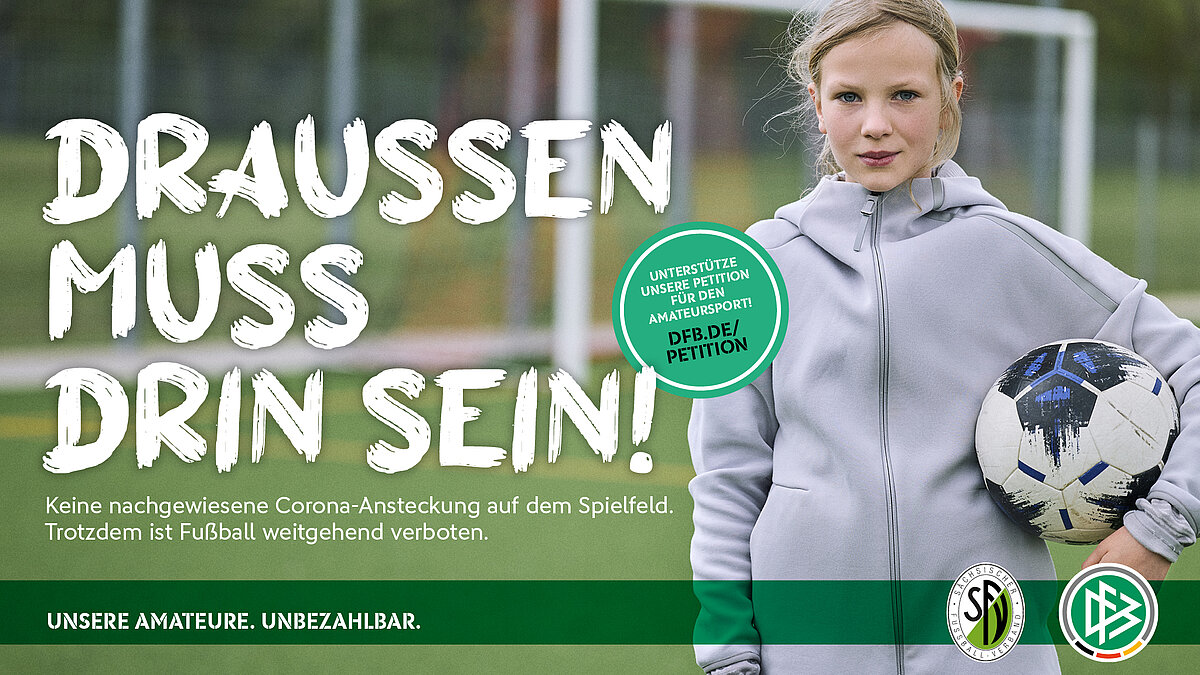 DFB startet Kampagne und Petition für Amateursport Sächsischer Fußball-Verband e.V.