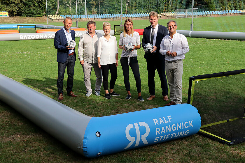 Neue Air Pitches für den sächsischen Kinderfußball.