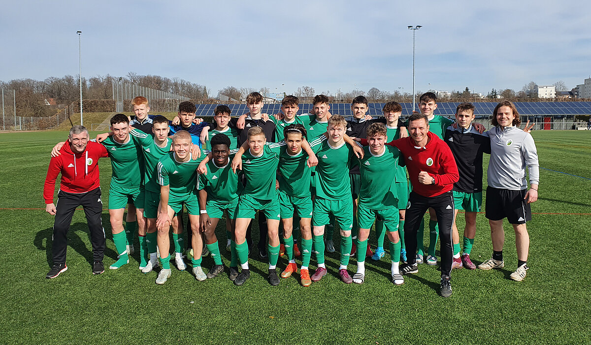 U 16-Landesauswahl Sachsen beim Gemeinschaftslehrgang in Ruit, Württemberg.