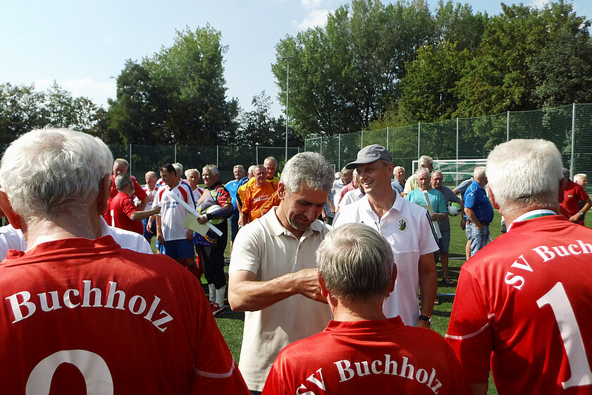 Siegerehrung Ü 70-Herren Landesmeisterschaft 2019