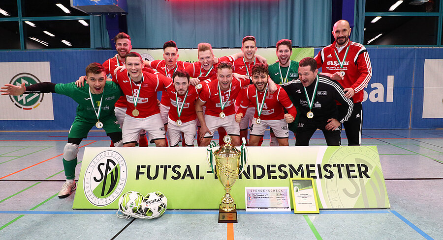 Futsal-Landesmeister Herren 2018/2019: VfL 05 Hohenstein-Ernstthal © Alexander Rabe