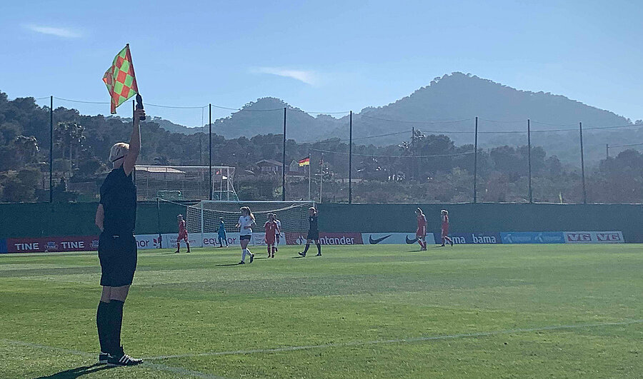 Franziska Brückner in La Manga