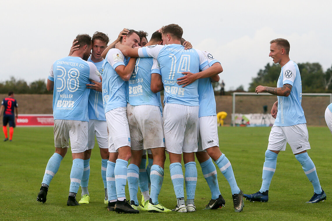 Chemnitzer FC mit dem 11