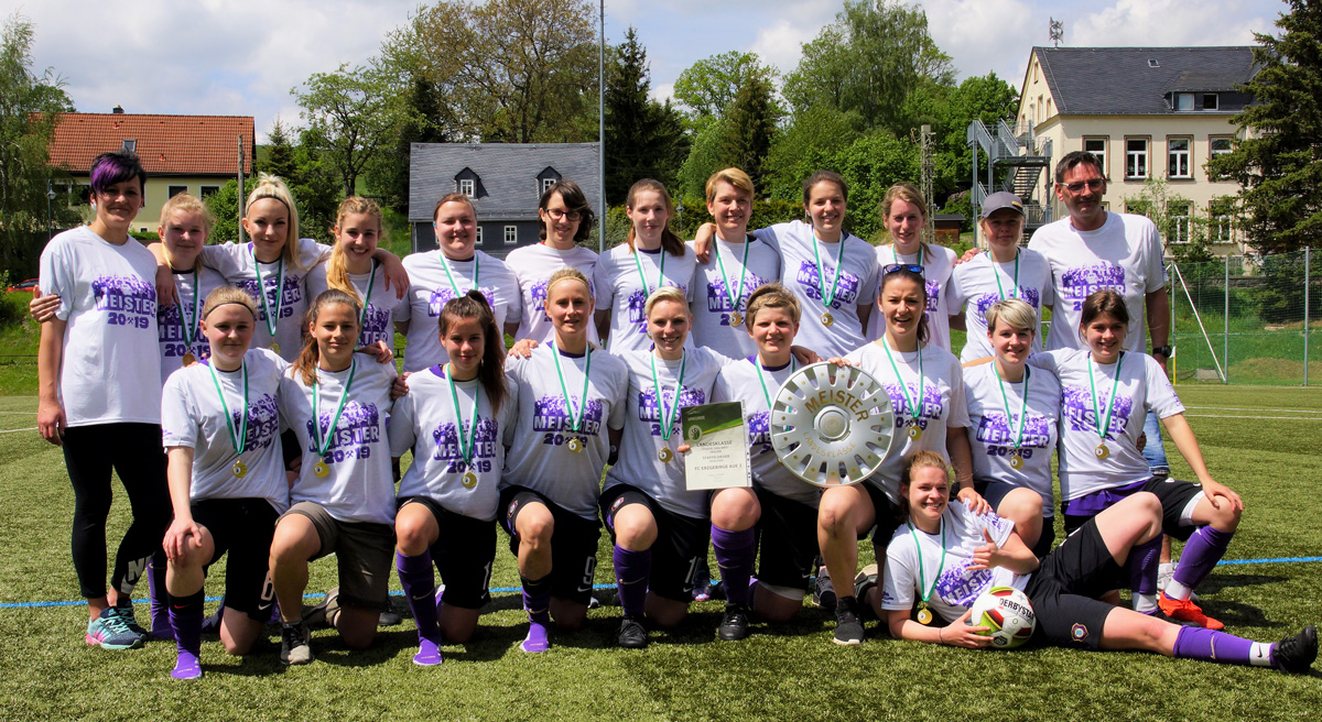 Staffelsieger Frauen Landesklasse Süd/West 2018/2019: FC Erzgebirge Aue II