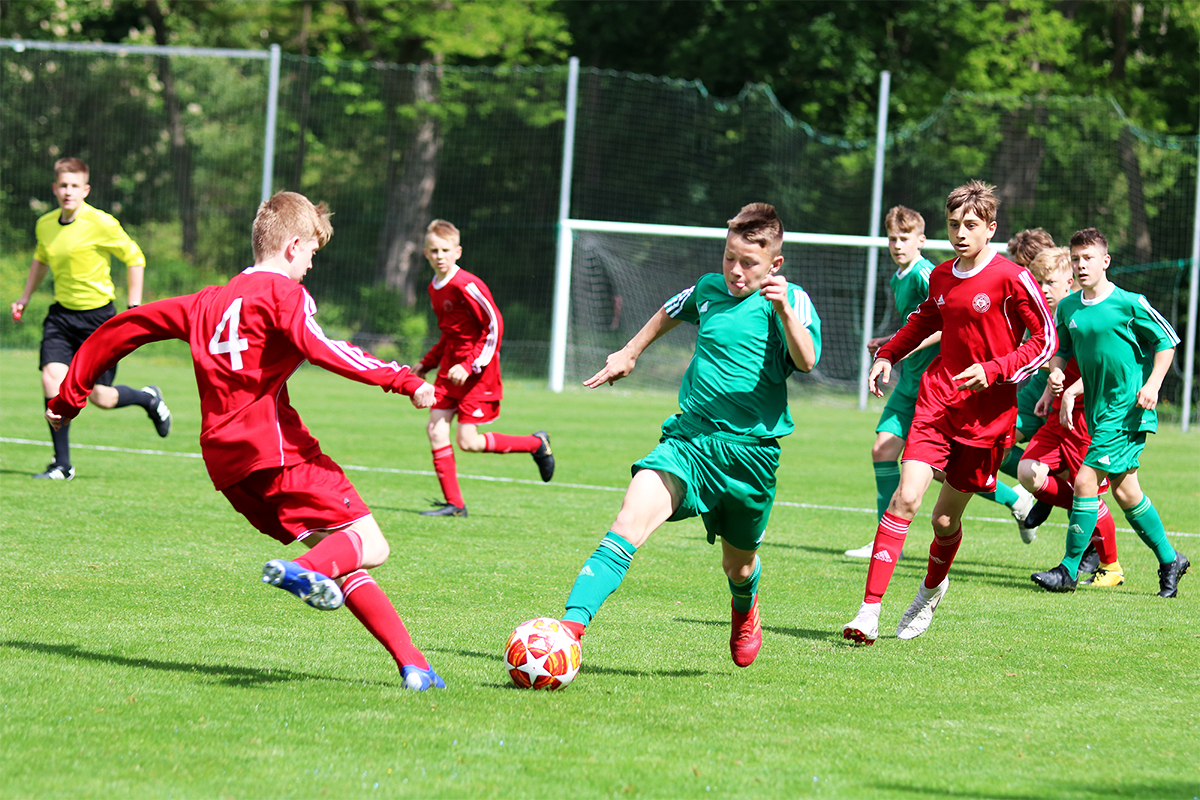Unsere U 14 Jungs hier im Spiel gegen Meck-Pomm.