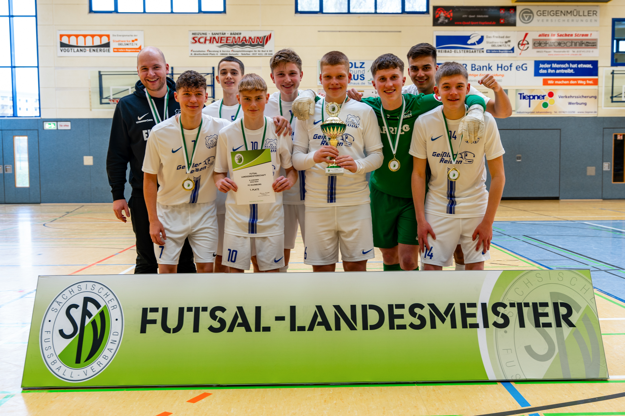 Futsal-Landesmeister B-Junioren 2023/2024: FC Eilenburg © Jens Vöckler