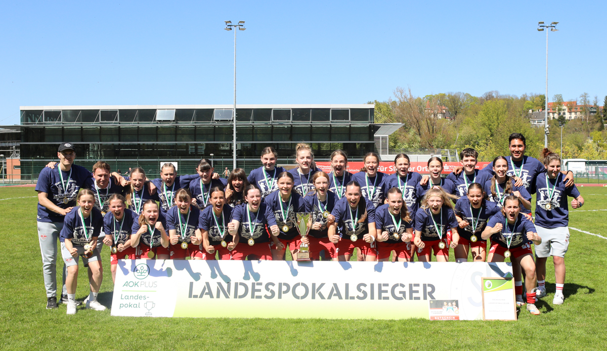 Siegerinnen AOK PLUS Landespokal B-Juniorinnen 2025/2026: RasenBallsport Leipzig (C-J.)
