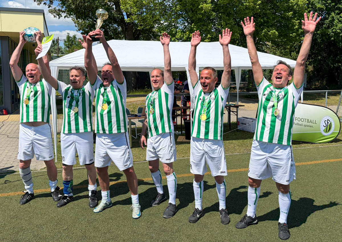 Siegerteam Walking Football-Landesmeisterschaft 2026: SV Liegau-Augustusbad 1 © SFV